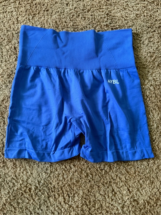 AYBL Pants - AYBL High-Rise Royal Blue Athletic Bike Shorts